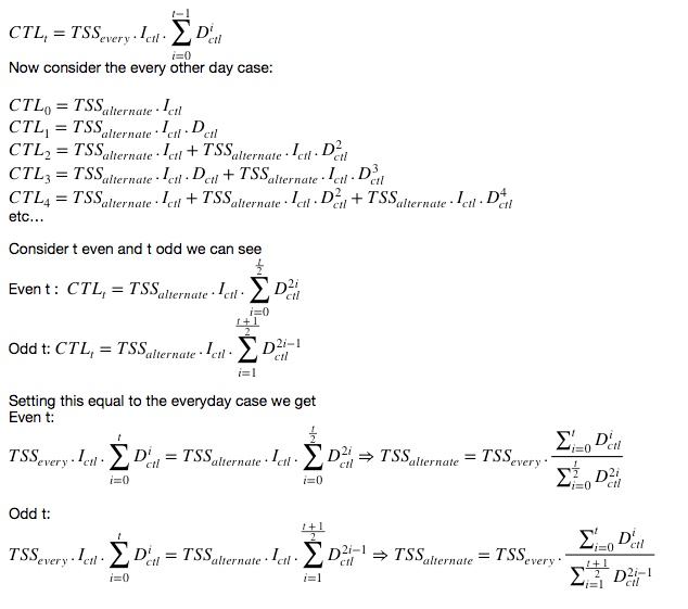 AlternateDayTSSDerivation